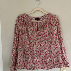 Liberty x J.Crew floral blouse